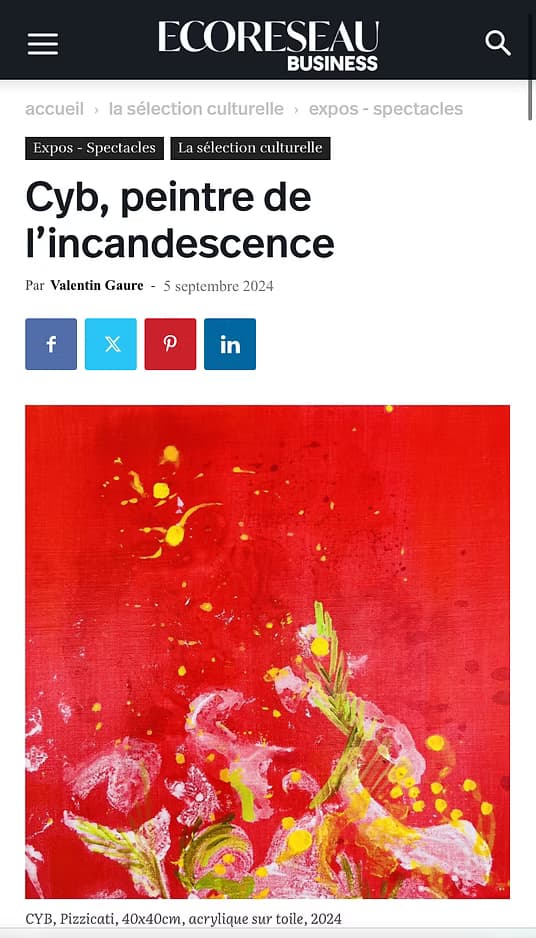 CYB, la couleur comme émotion pure