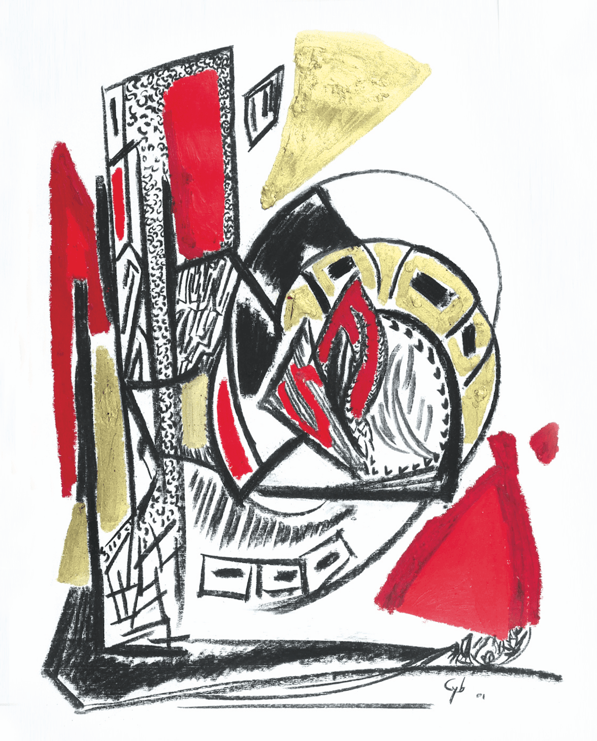 Flamme, 2001, print by CYB