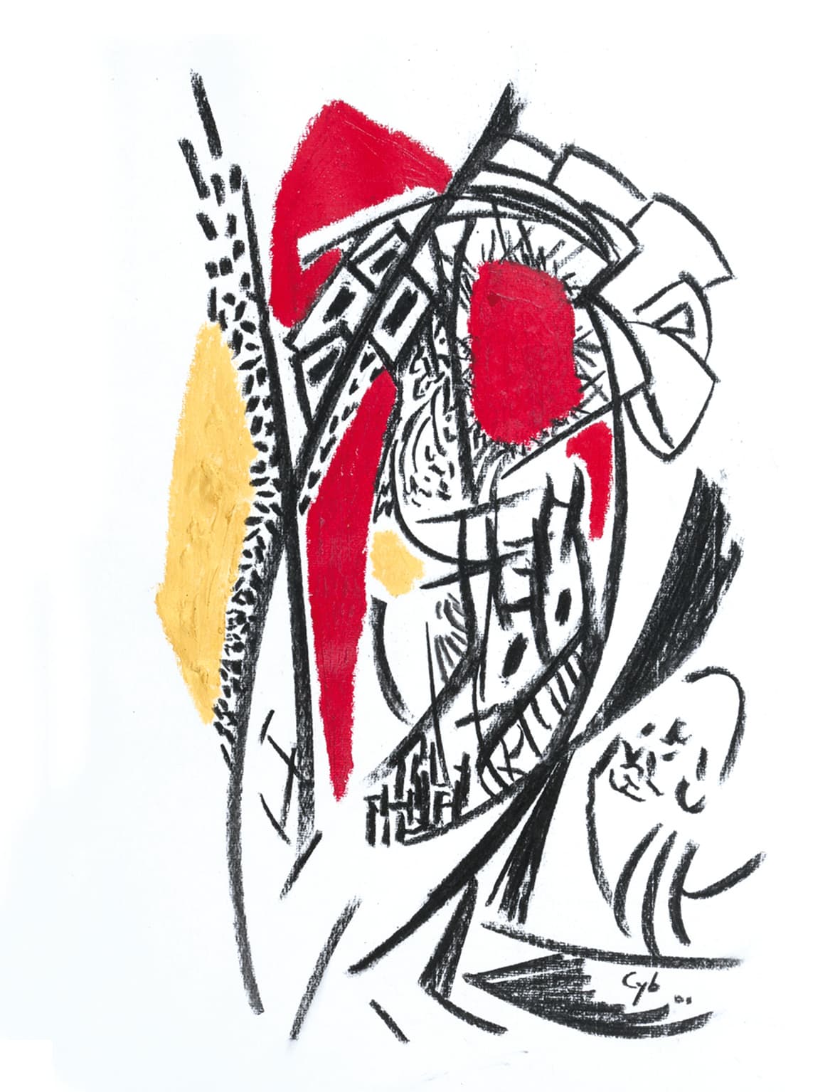 Geisha, 2001, print by CYB