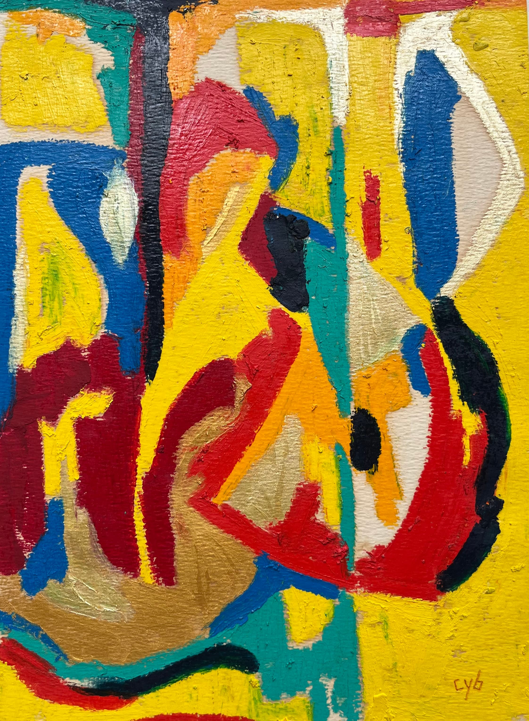 Nativité, 1990, print by CYB