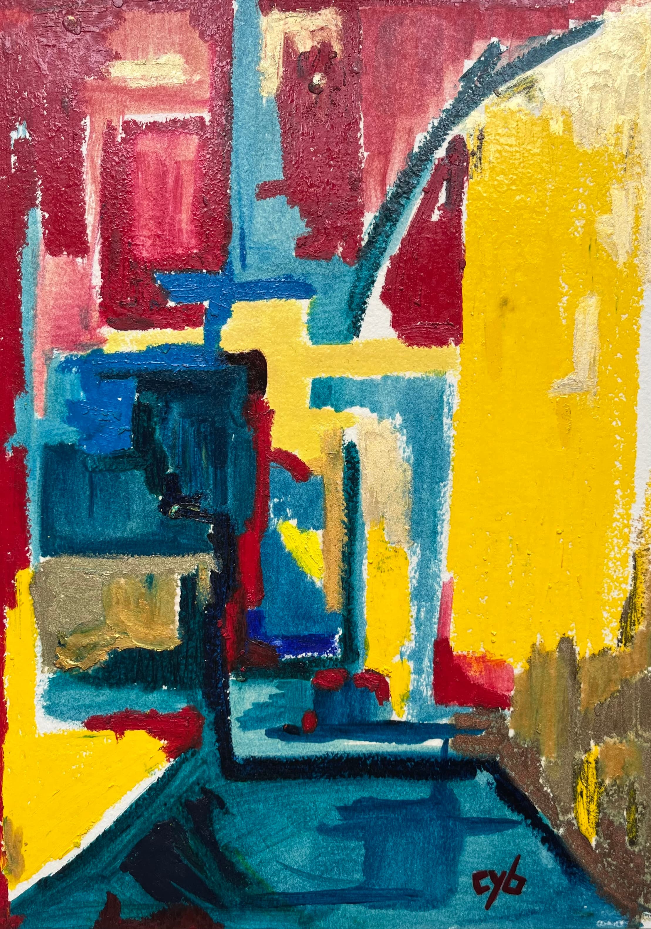 Ruelle, 1992, print by CYB