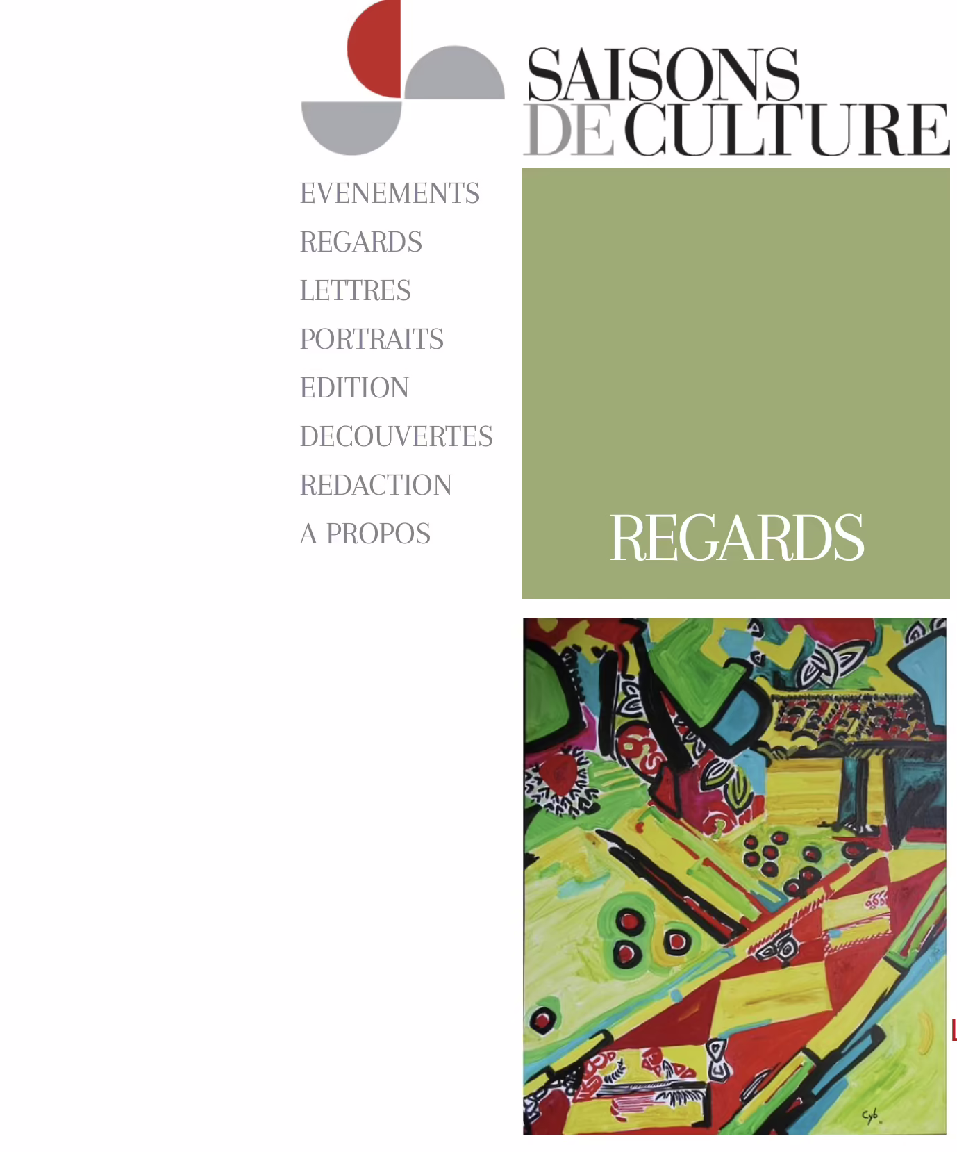 Pittura lirica — Di Esther Ségal — article about CYB