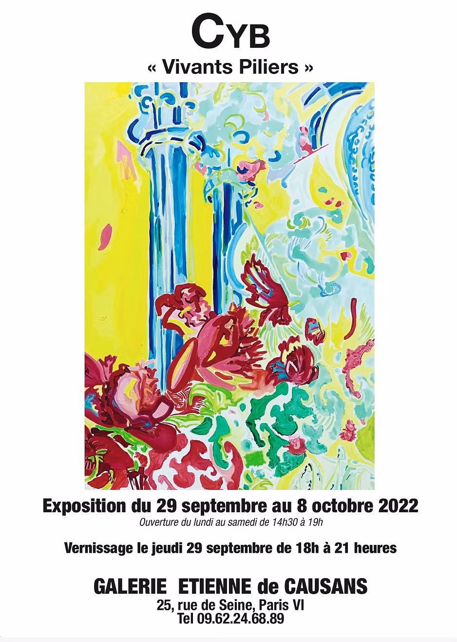 Vivants Piliers — Galerie Etienne de Causans, exhibition by CYB at Paris — photo 1