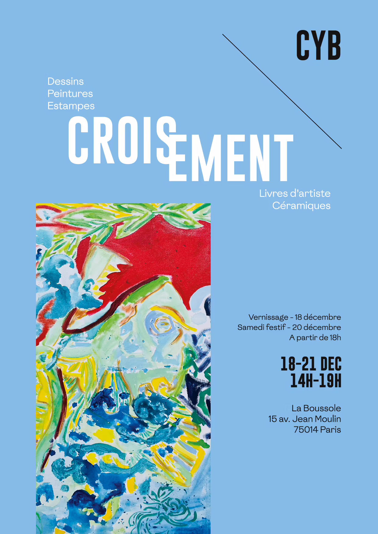 Croisement, exhibition by CYB at Paris — photo 1