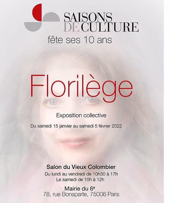 Florilège — Mairie du VIème, exhibition by CYB at Paris — photo 2