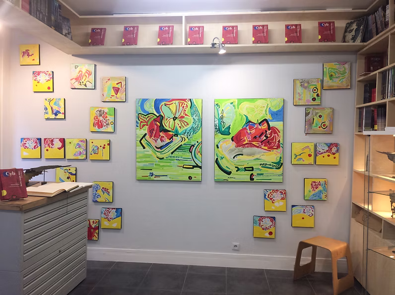 Jaune, rouge, bleu — Galerie Area Paris, exhibition by CYB at Paris — photo 1