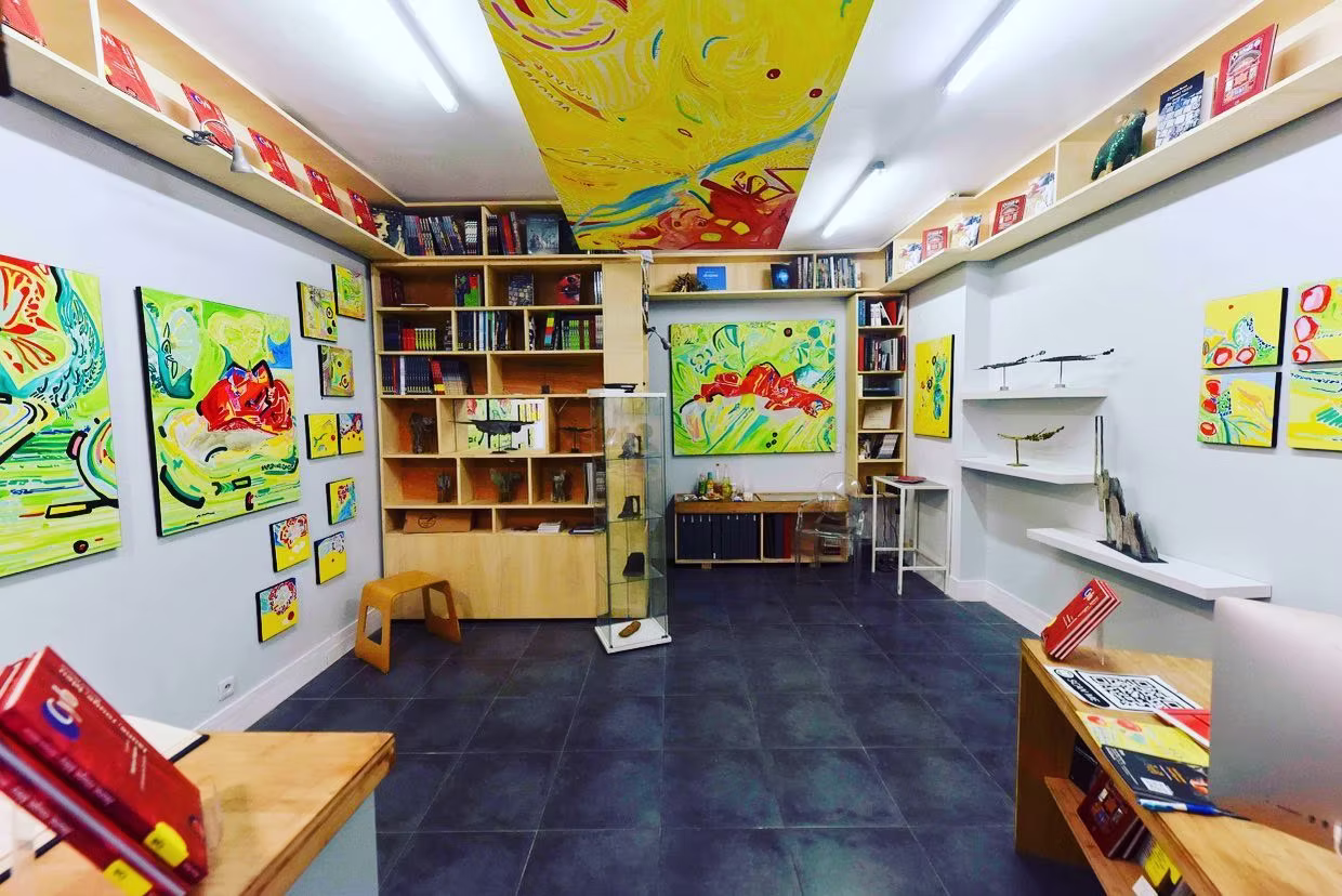 Jaune, rouge, bleu — Galerie Area Paris, exhibition by CYB at Parigi — photo 3