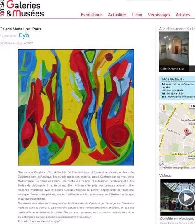 Galerie Mona Lisa, exhibition by CYB at Rue de Varenne, Paris — photo 2