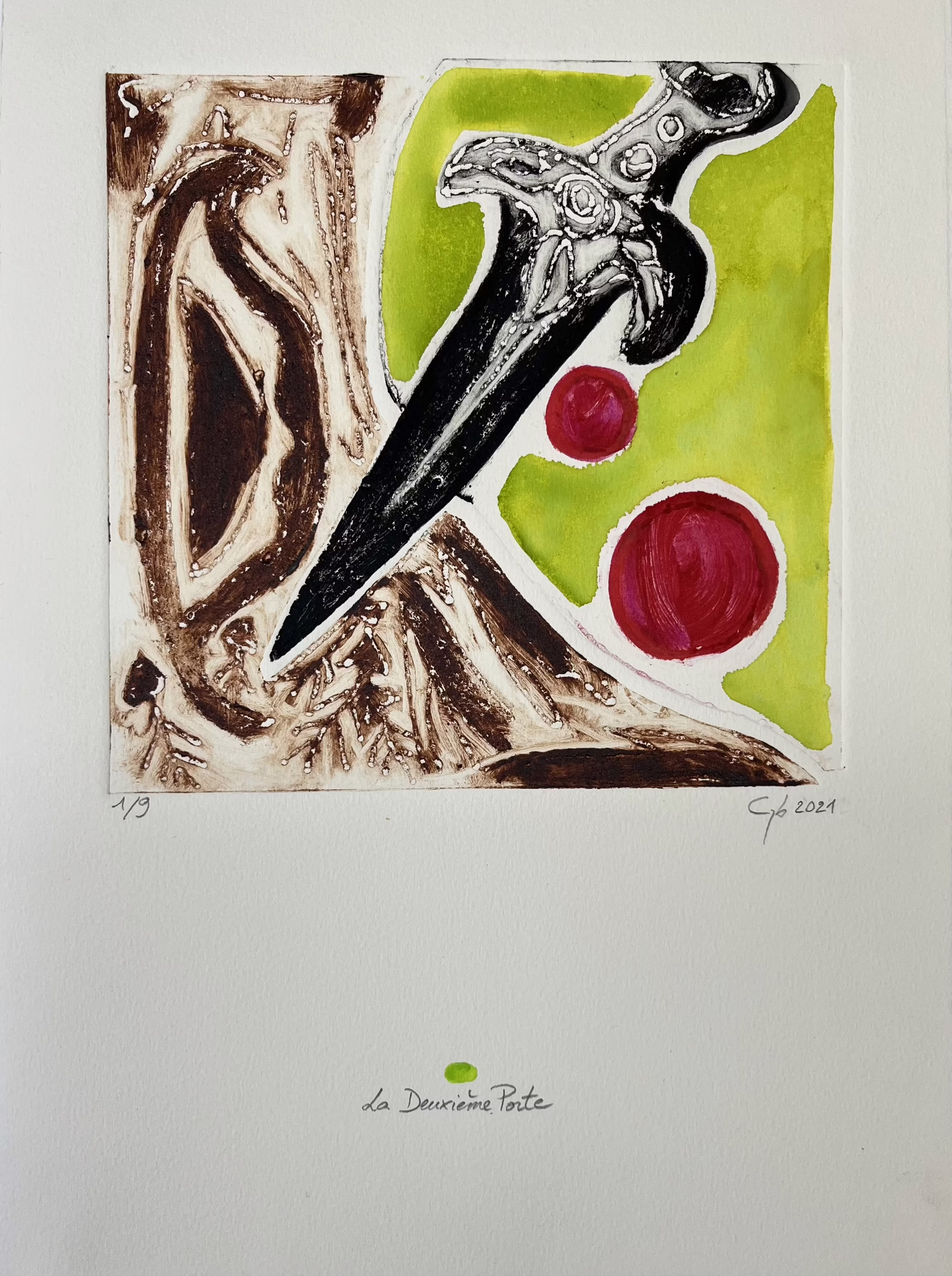 La Seconda Porta, 2021, print by CYB