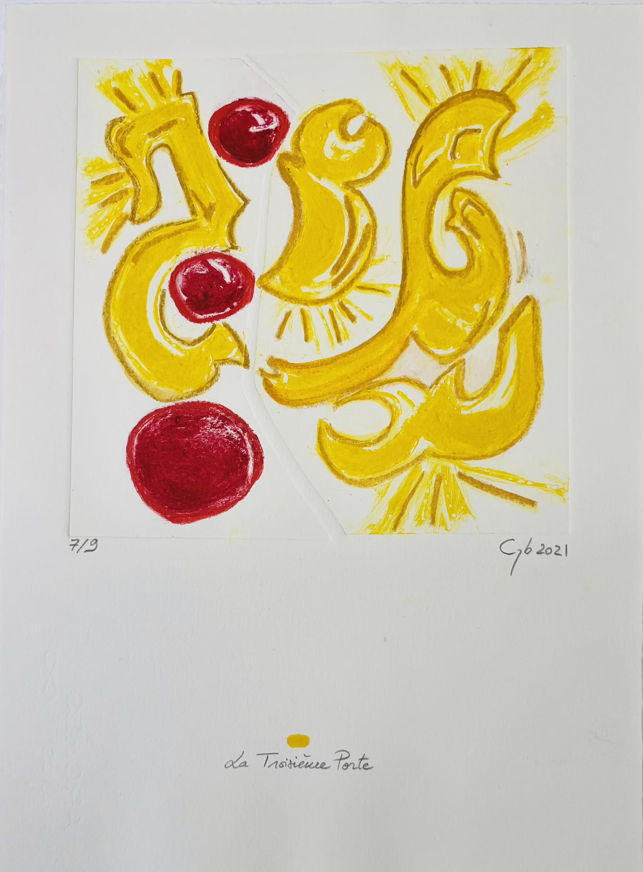 The Third Gate, 2021, print by CYB