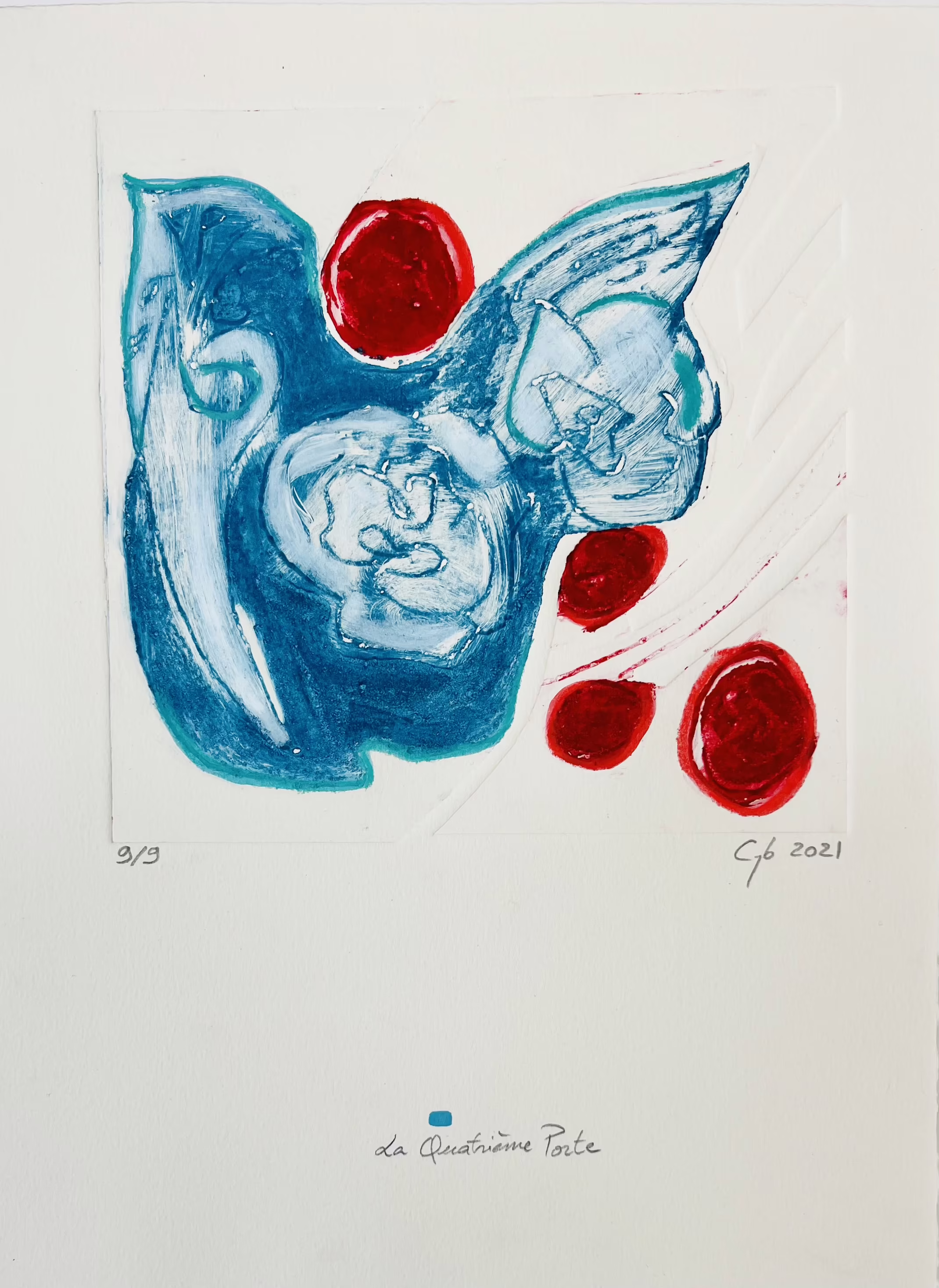 The Fourth Gate, 2021, print by CYB