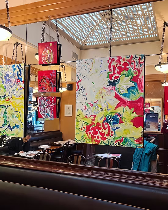 Feux-Pizzicati, exhibition by CYB at Le Select, Paris — photo 1