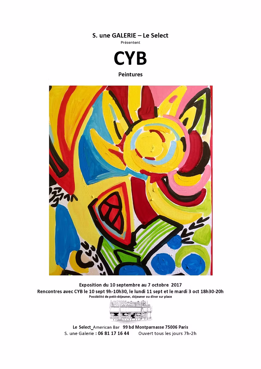 Le Select, exhibition by CYB at Paris — photo 1