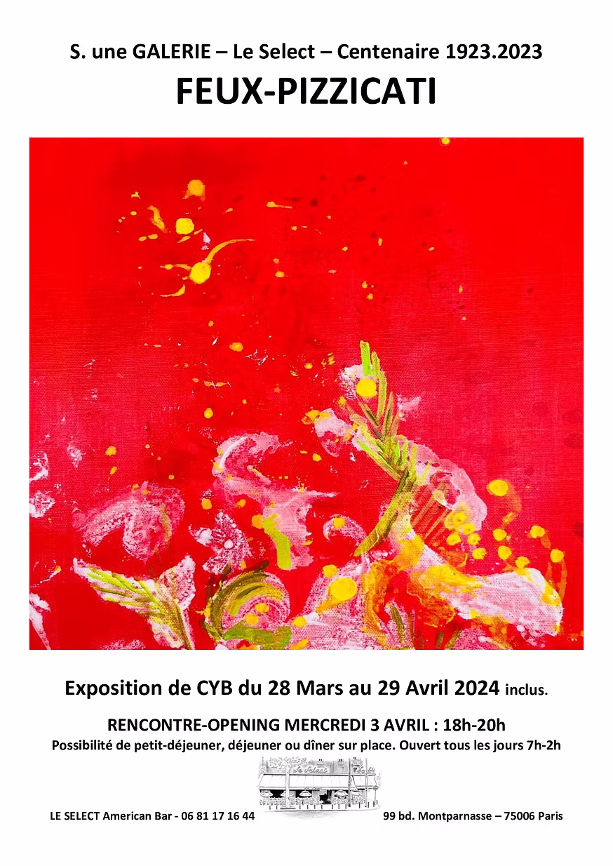 Feux-Pizzicati, exhibition by CYB at Le Select, Paris — photo 5