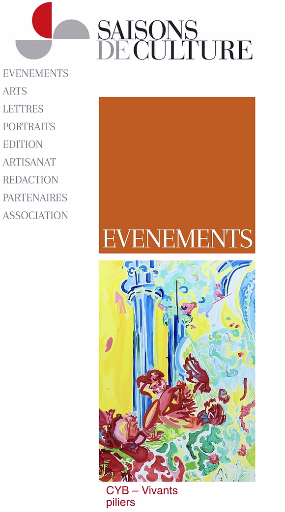 Press article about CYB, contemporary painter - 17