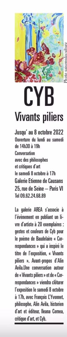 Press article about CYB, contemporary painter - 23