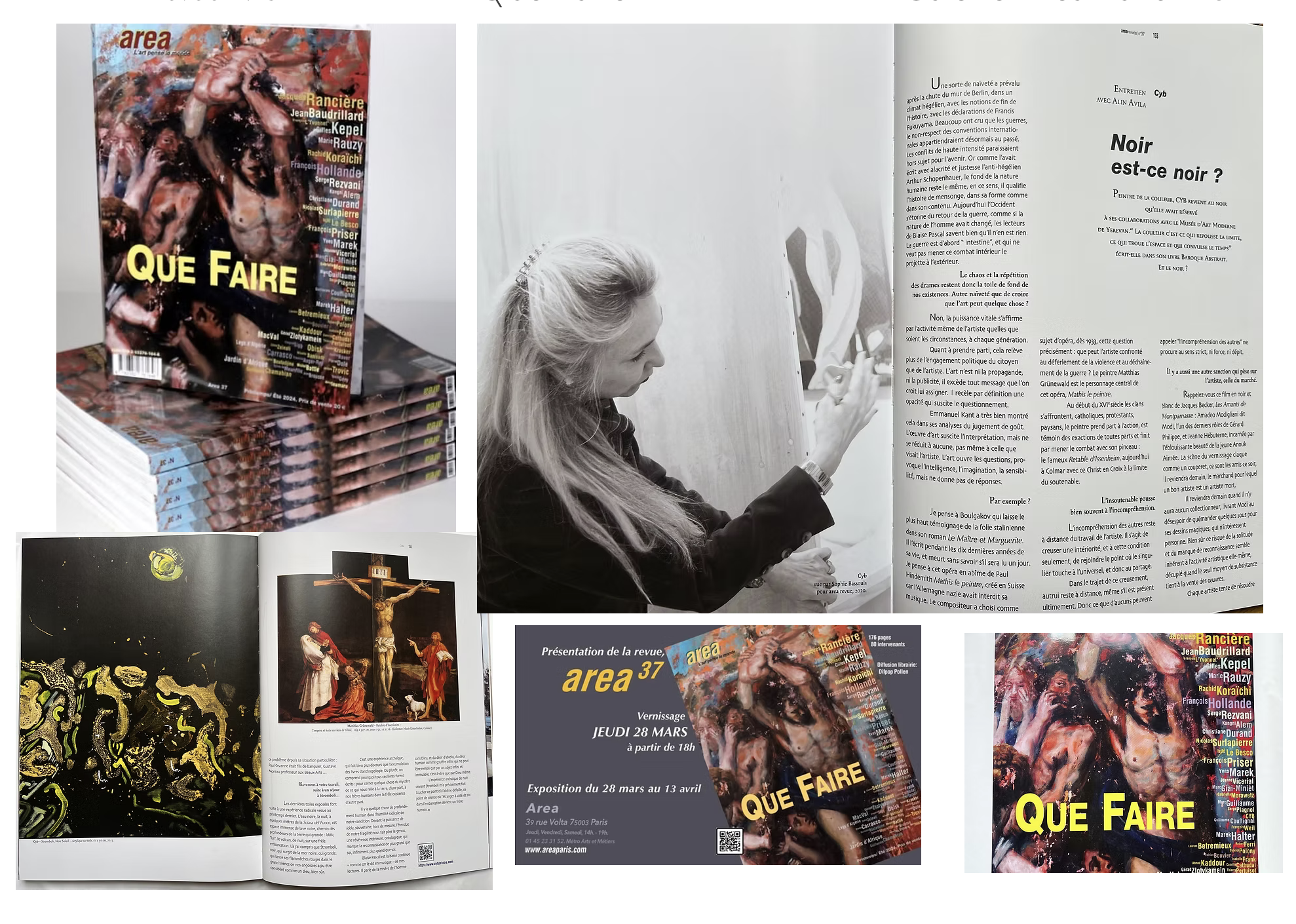 Press article about CYB, contemporary painter - 12