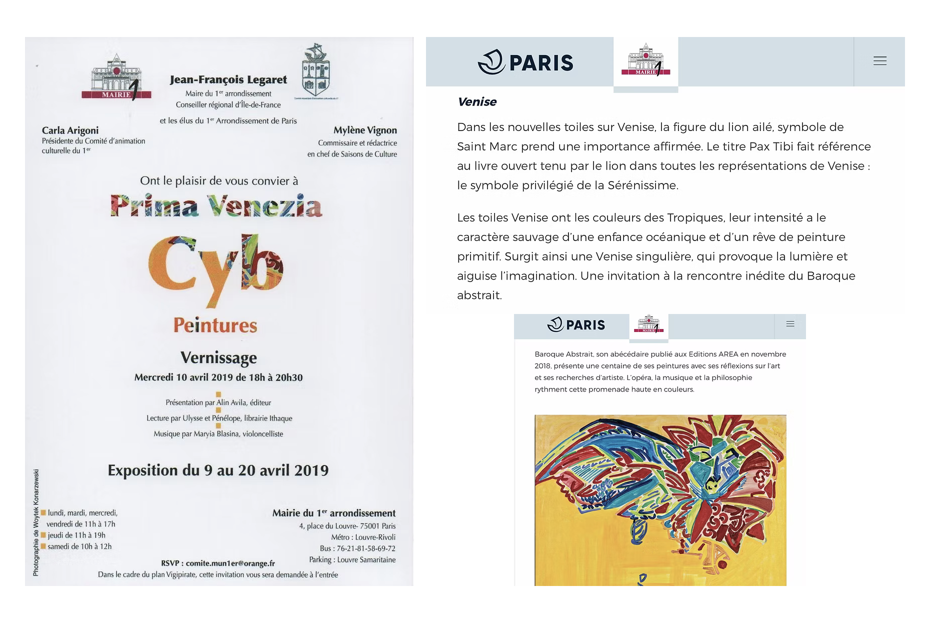 Press article about CYB, contemporary painter - 36