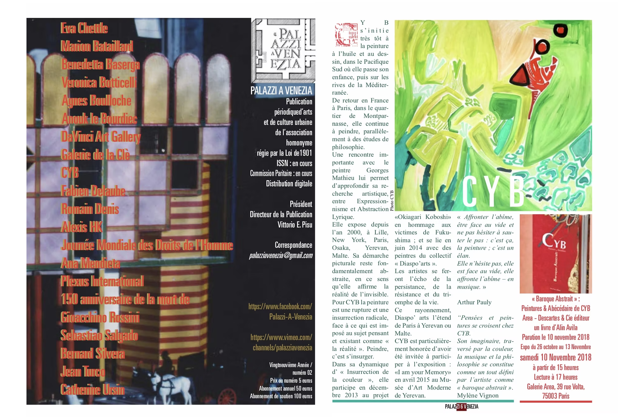 Press article about CYB, contemporary painter - 39